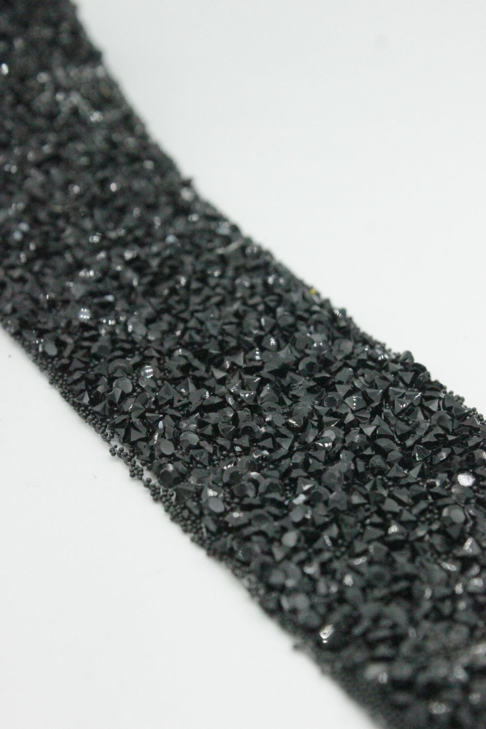 Banda Silicon Cu Strasuri, 40mm, Negru