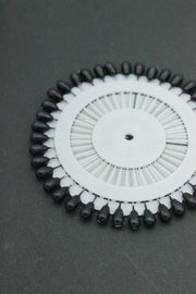 Bolduri Rozeta, 40buc, Negru
