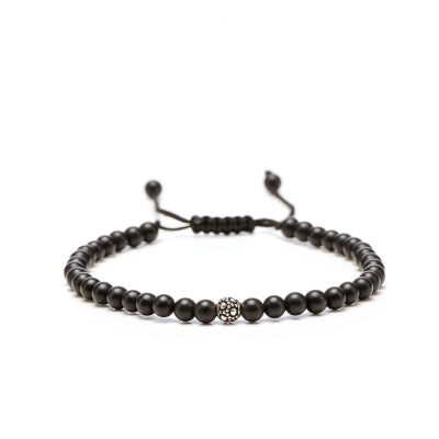 BRATARA ONIX MAT & ARGINT 925, DAMA