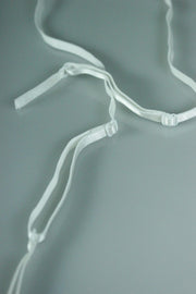Bretele Sutien Reglabile, Alb, 6mm x 48cm