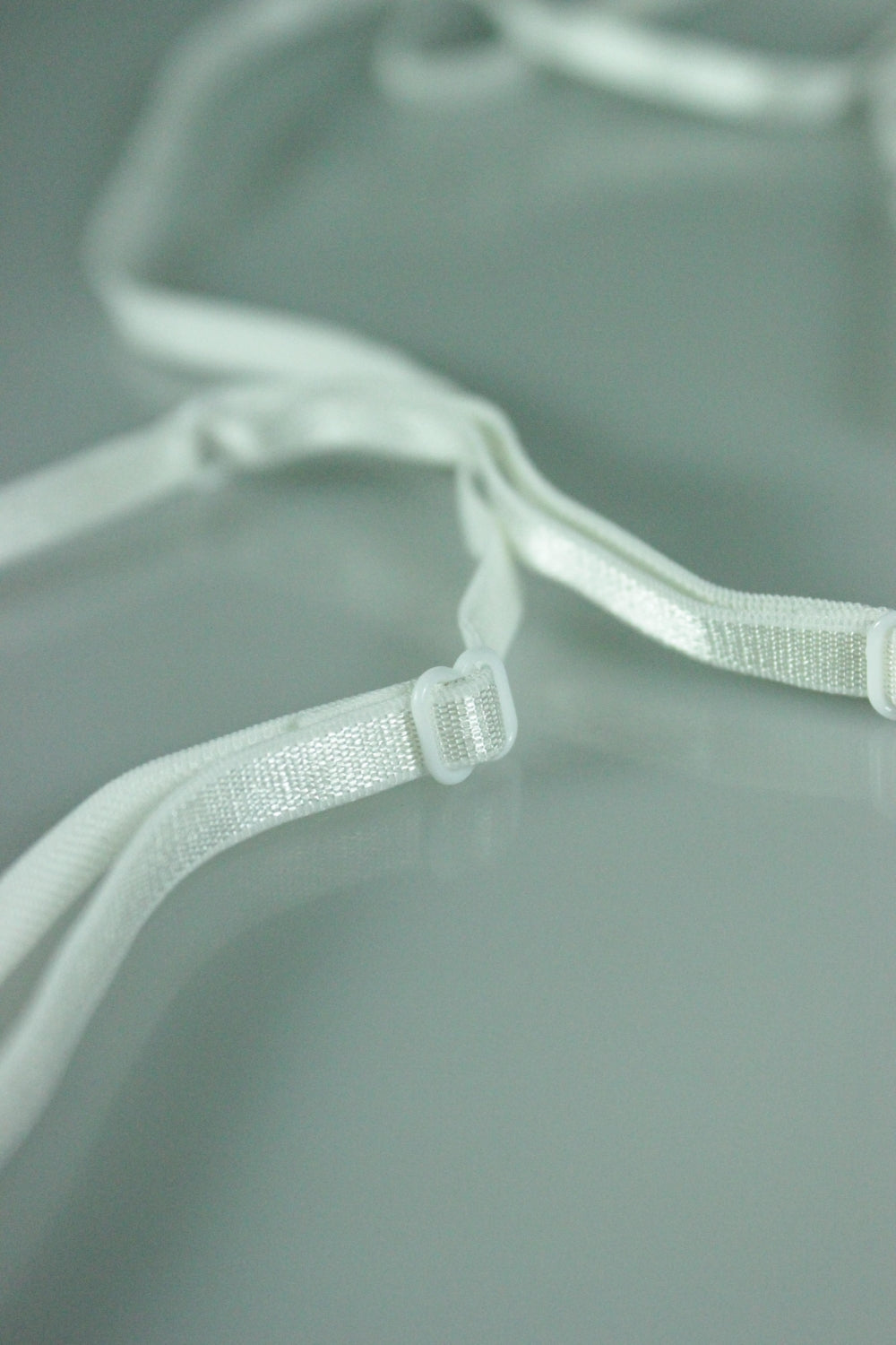 Bretele Sutien Reglabile, Alb, 6mm x 48cm