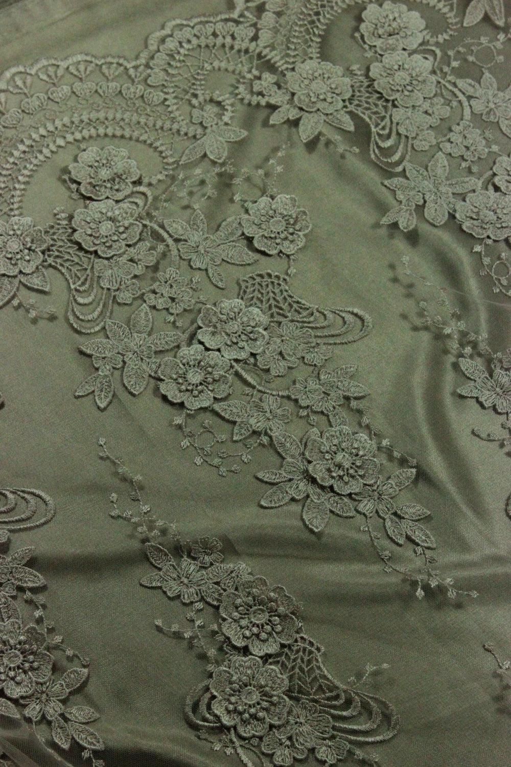 Broderie 3D Pe Tull, Roz Pudra