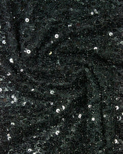 Broderie Cu Margele Si Paiete, Negru