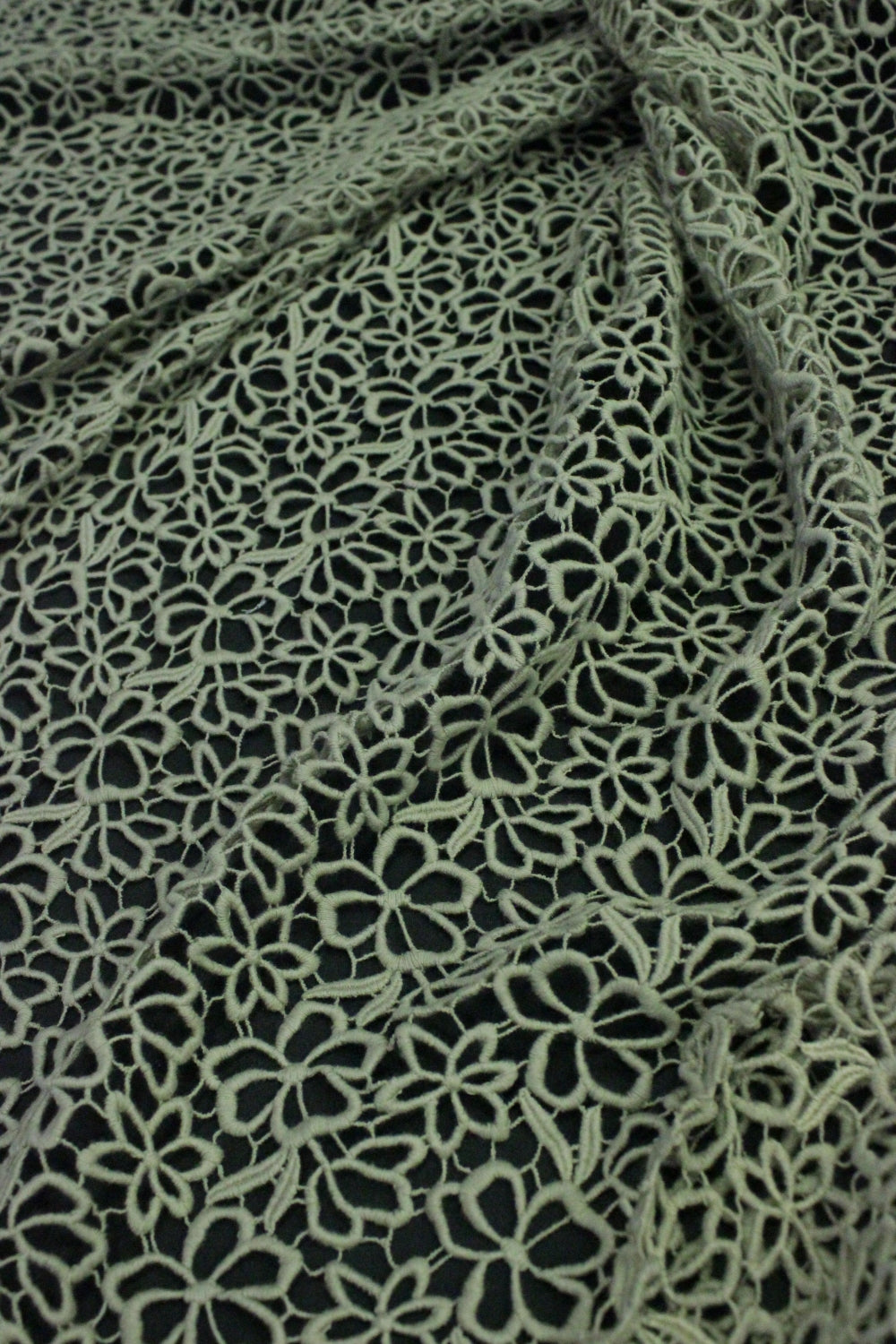 Broderie Sparta De Bumbac, Bej Inchis