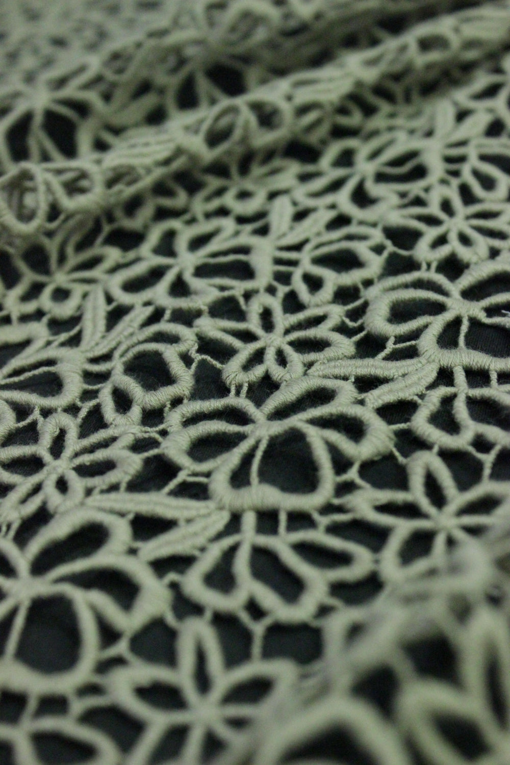 Broderie Sparta De Bumbac, Bej Inchis