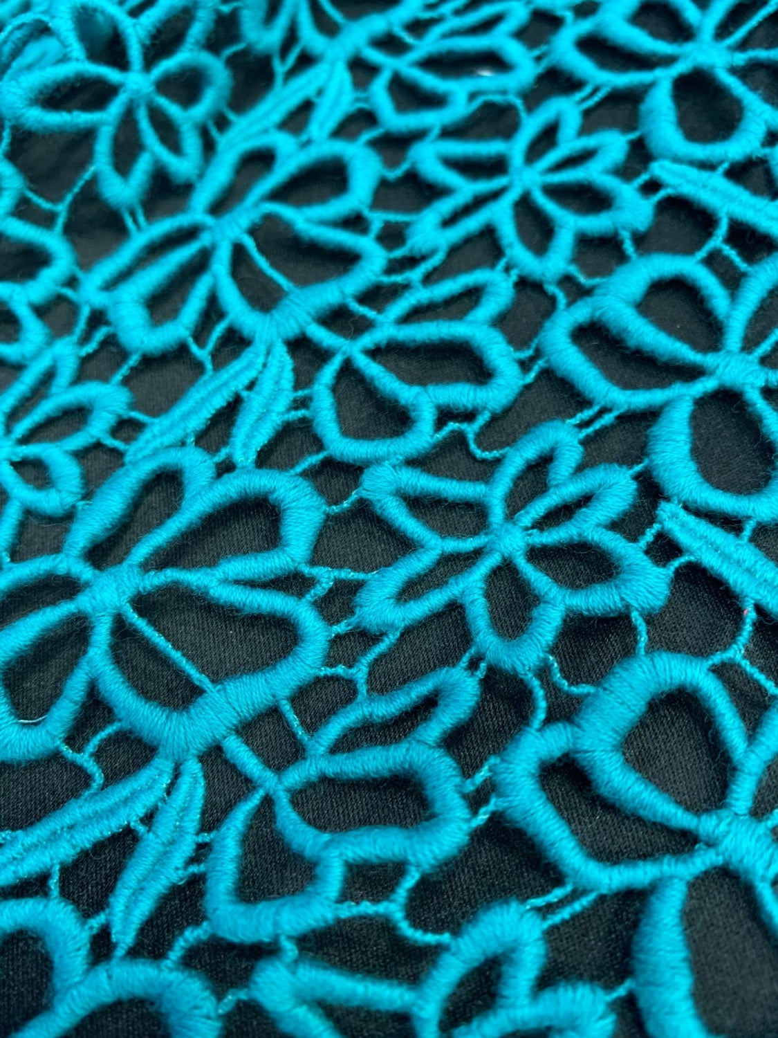 Broderie Sparta De Bumbac, Turcoaz