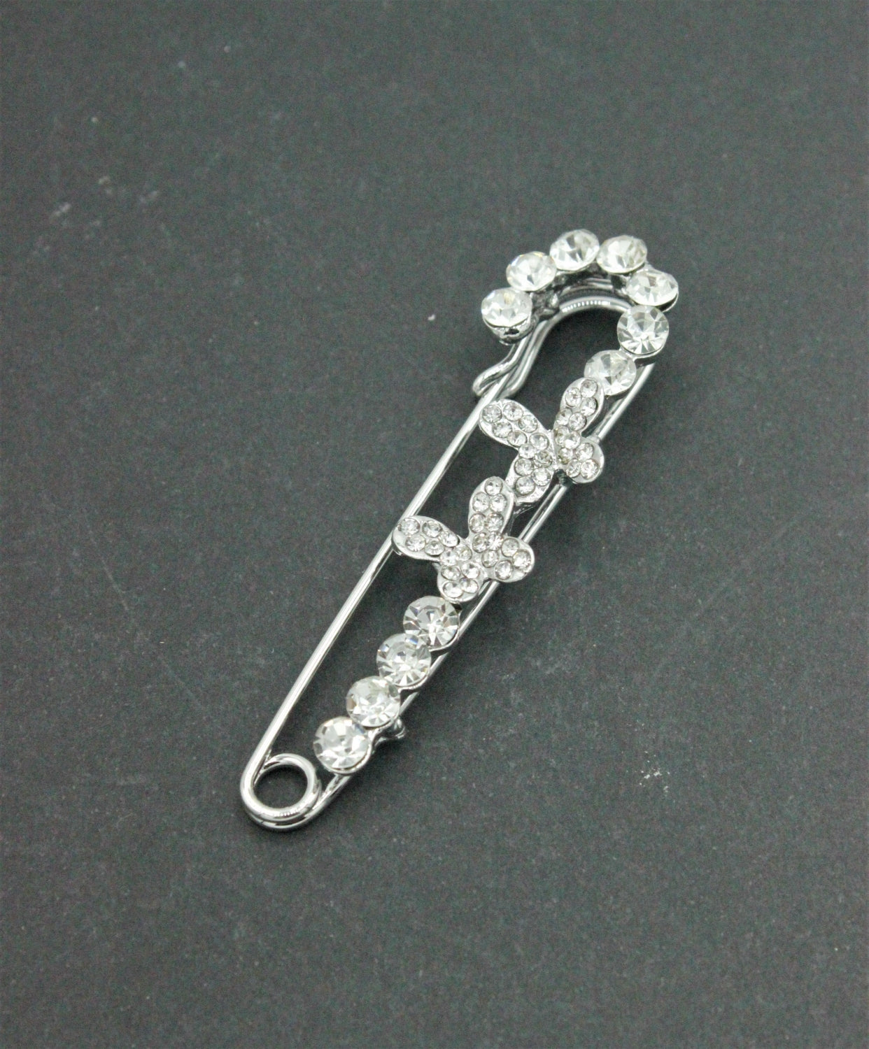 Brosa Cu Fluturi Si Pietre,7cm