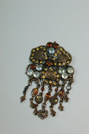 Brosa Cu Pietre, 80x50mm