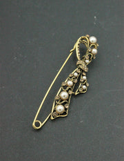 Brosa Cu Pietre Si Perle, 10cm