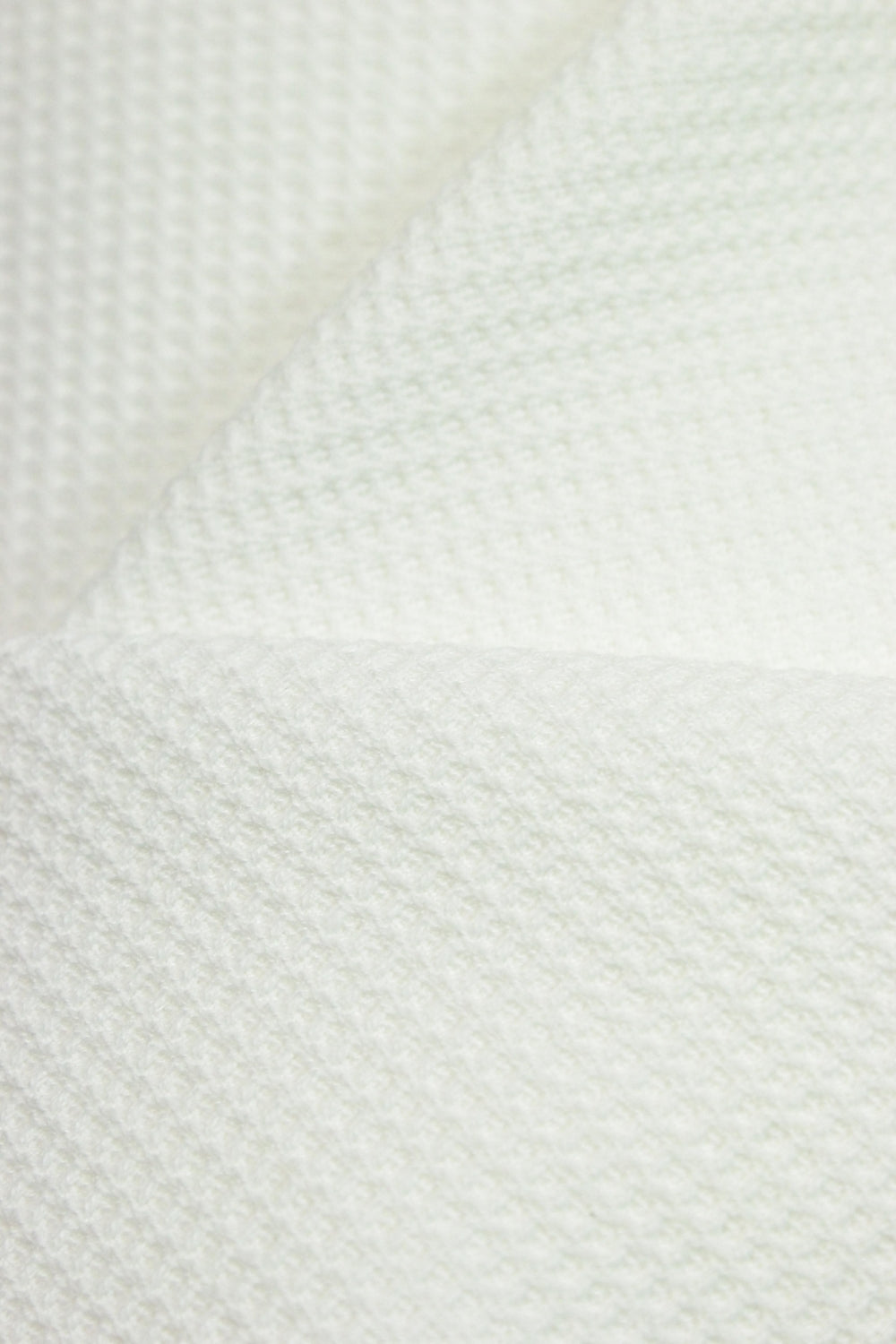 Bumbac Texturat Usor Elastic, Alb