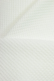 Bumbac Texturat Usor Elastic, Alb