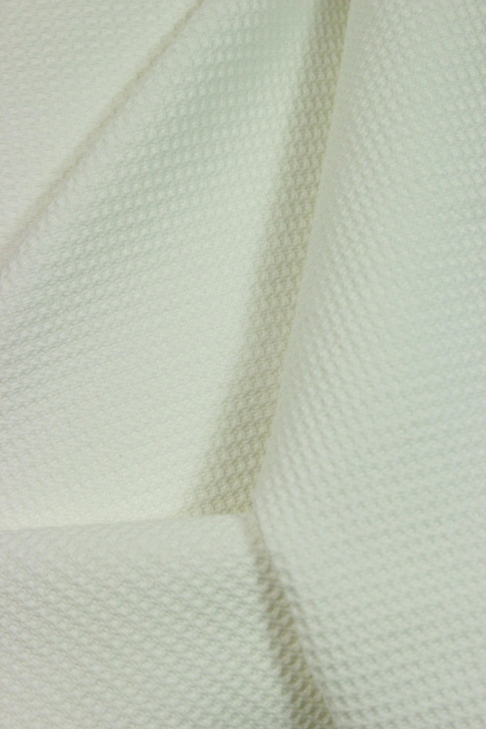 Bumbac Texturat Usor Elastic, Alb