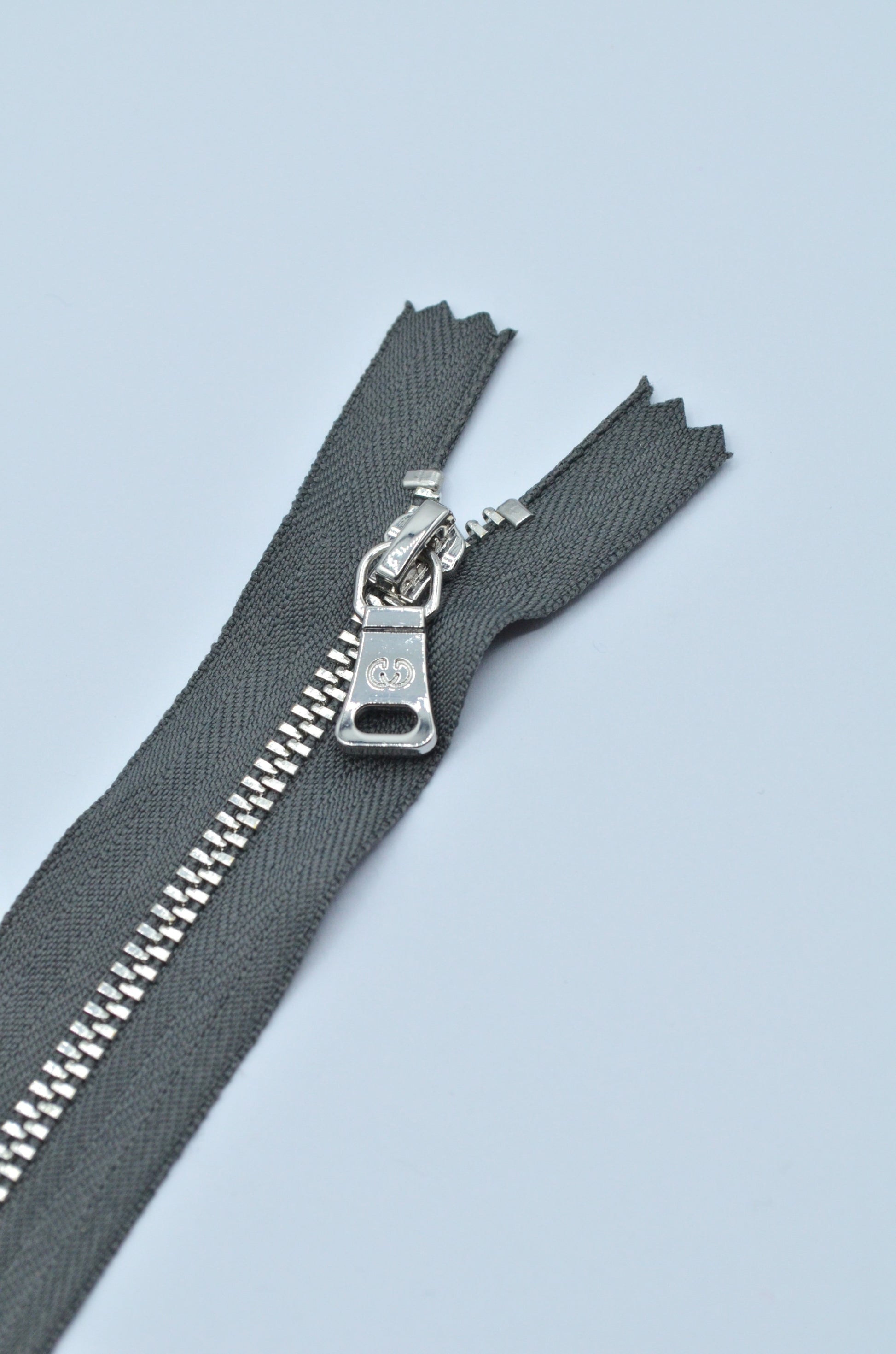 Fermoar Metalic 12cm, Gri