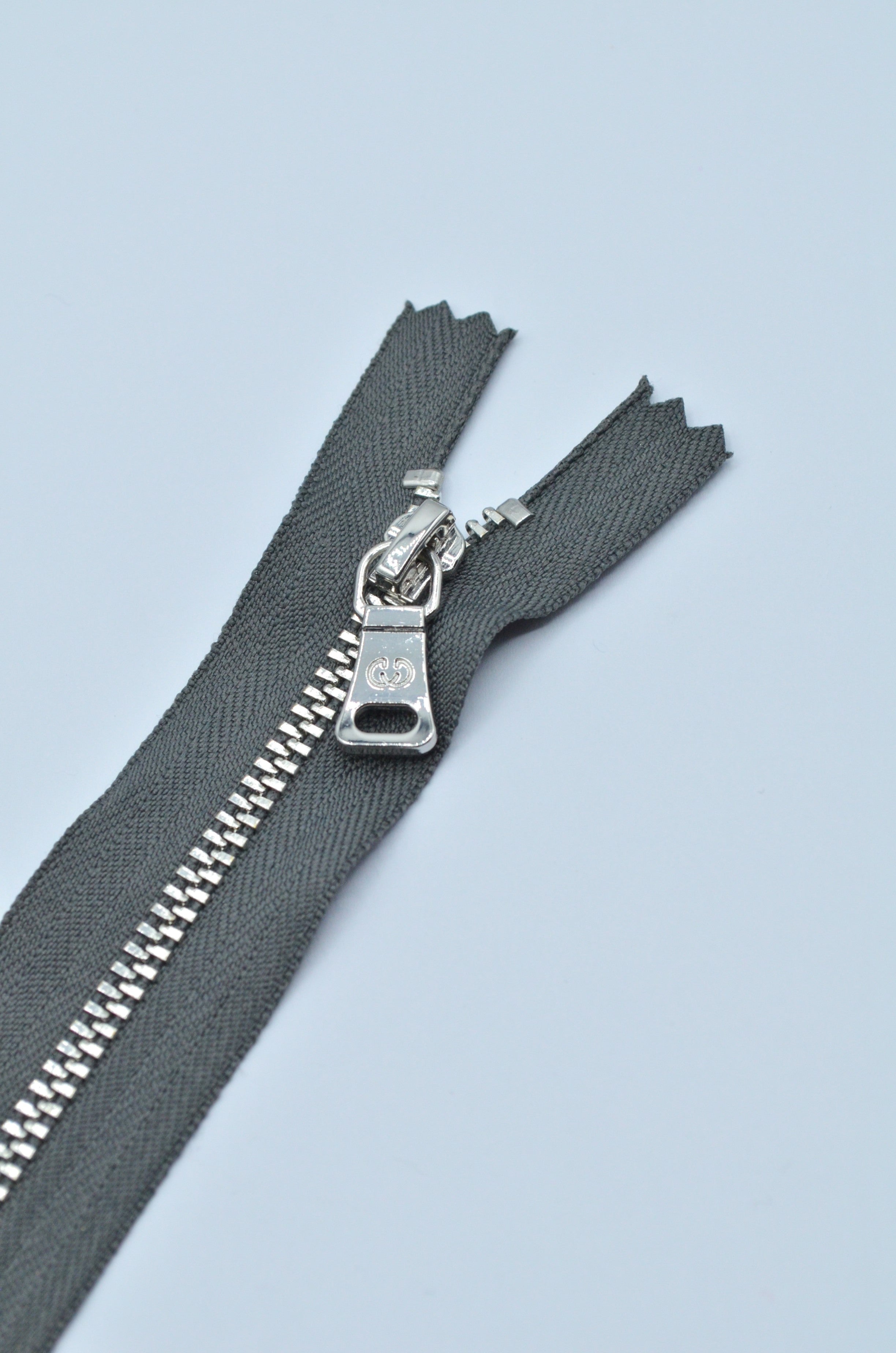 Fermoar Metalic 12cm, Gri