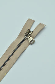 Fermoar Metalic 11.5cm, Bej