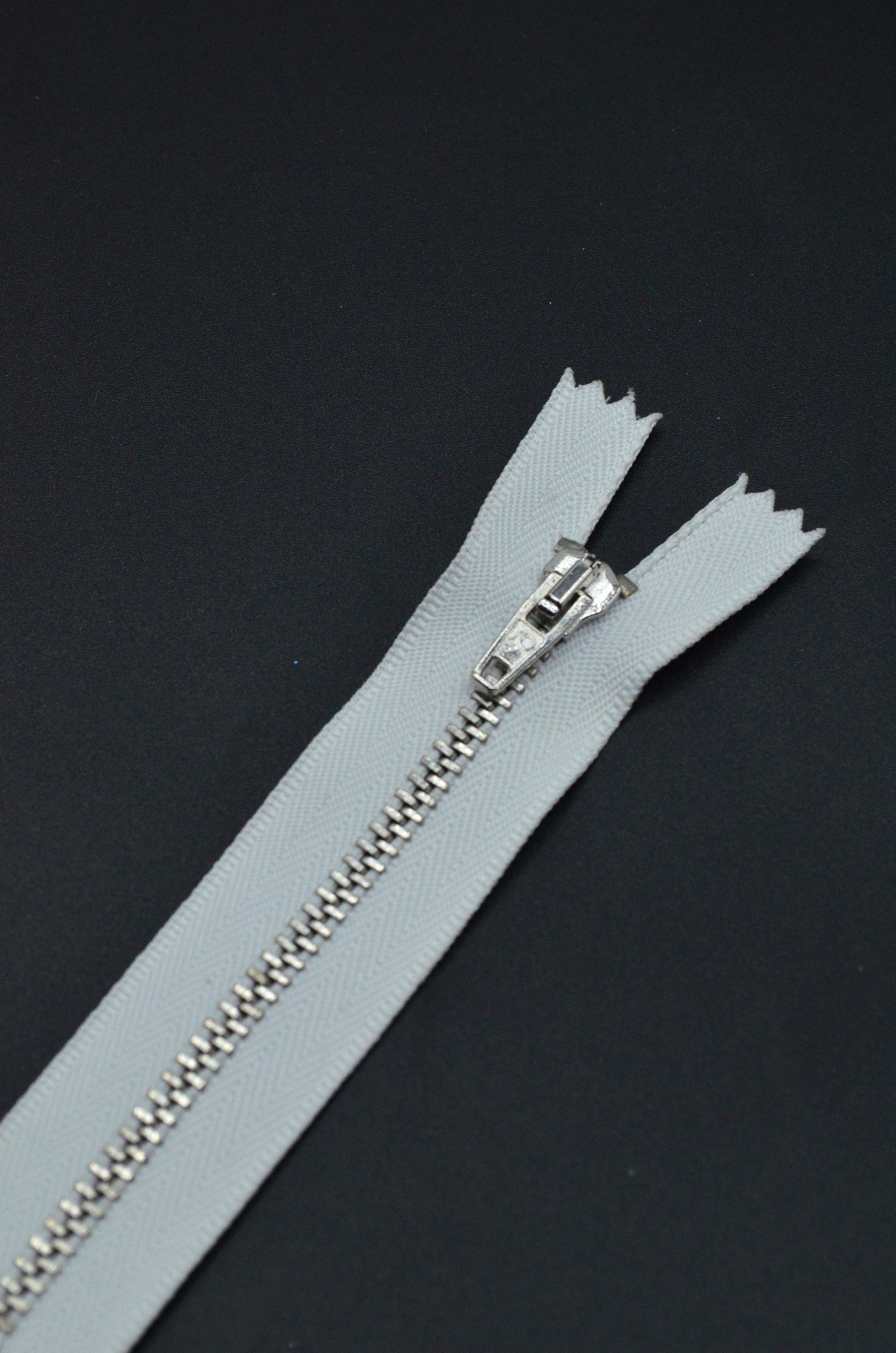 Fermoar Metalic Fix, 5mm, 16cm, Alb