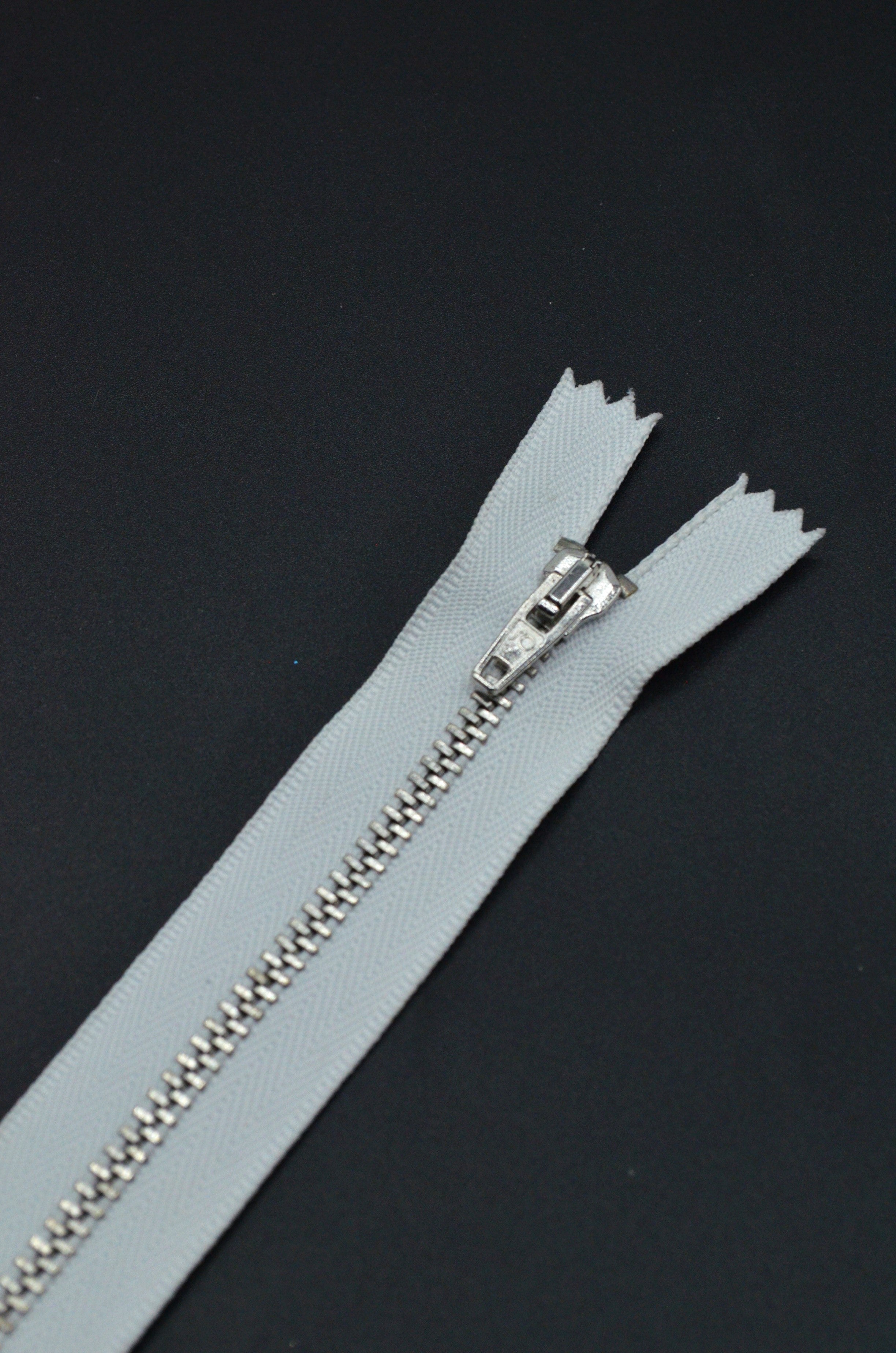 Fermoar Metalic Fix, 5mm, 16cm, Alb