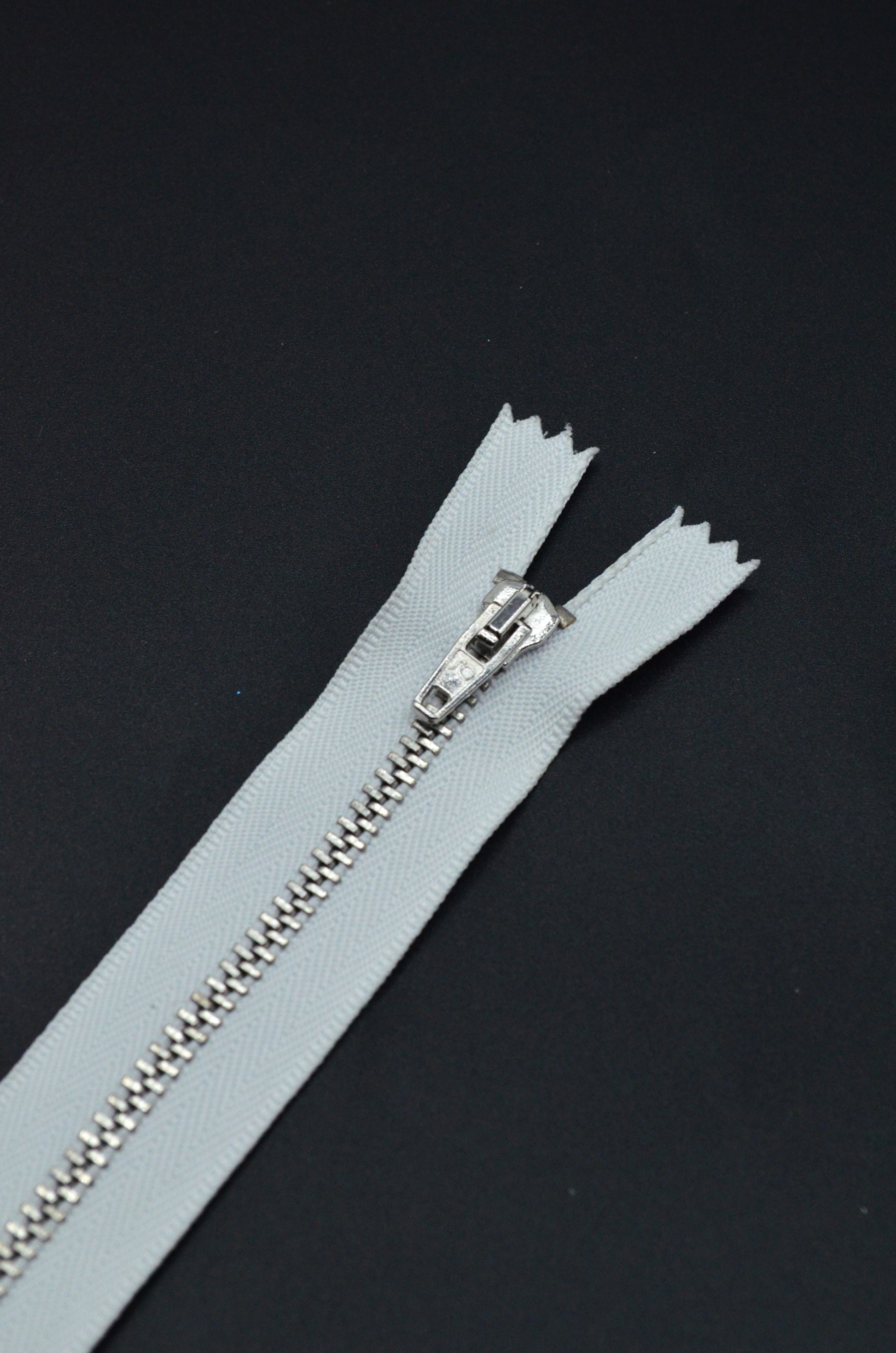 Fermoar Metalic Fix, 5mm, 16cm, Alb