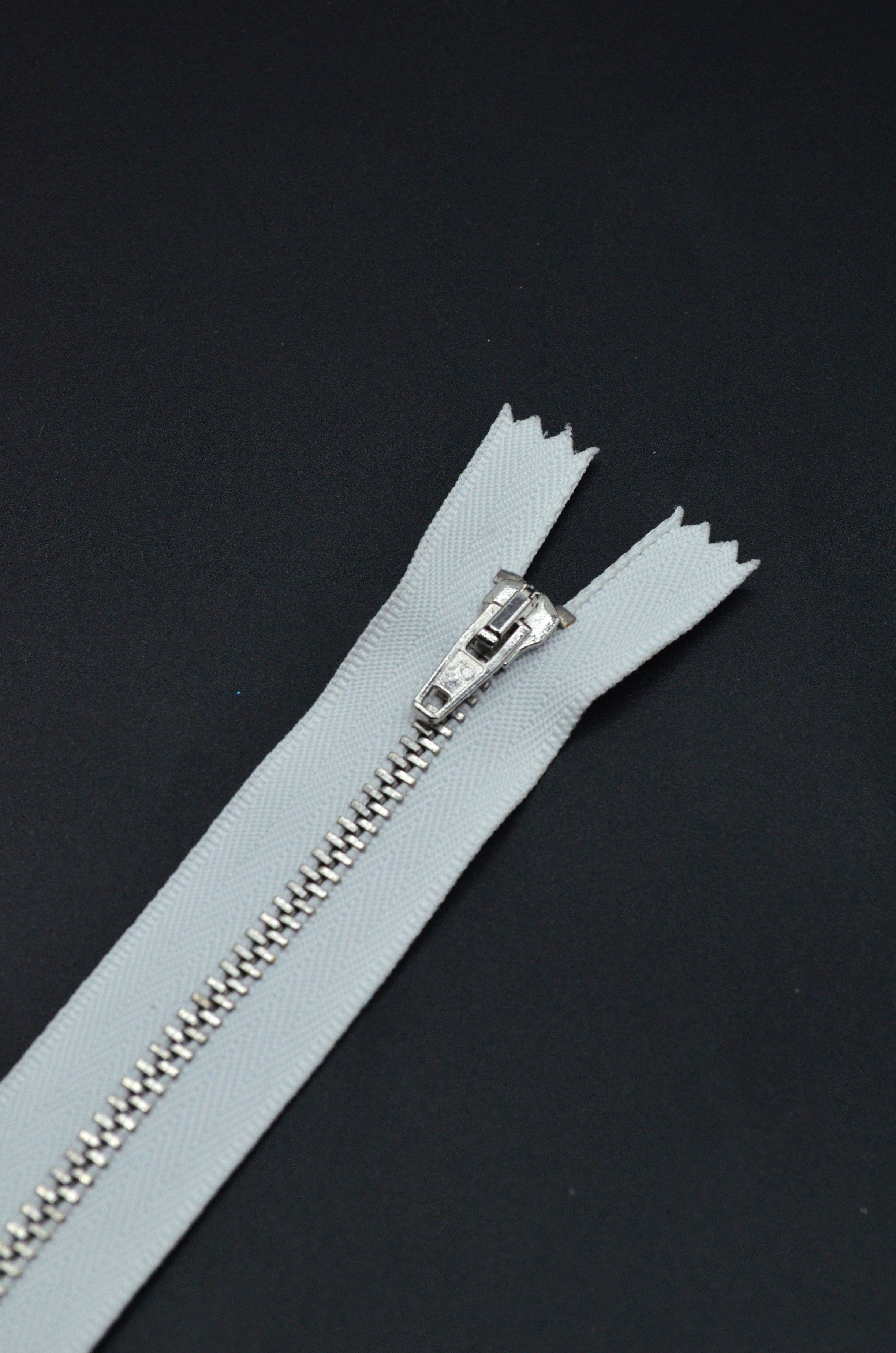 Fermoar Metalic Fix, 5mm, 16cm, Alb