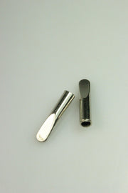 Capete Snur 4mm, Metal, Argintiu, (2Buc)