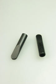 Capete Snur 4mm, Metal, Negru Mat, (2Buc)