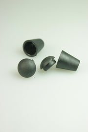 capete Snur 5mm, Plastic, Negru (2Buc)