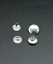 Capse Din 4 Piese, Argintiu, 15mm