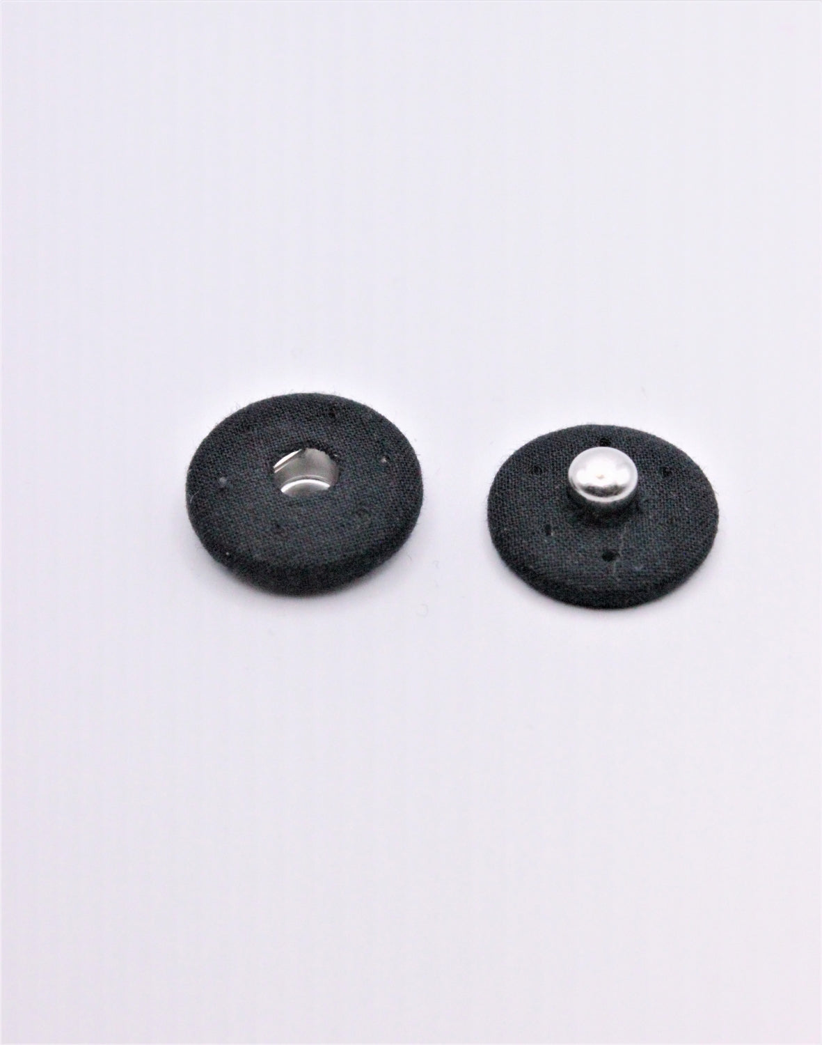 Capse Imbracate, 15mm, Negru