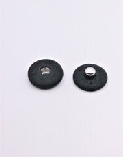 Capse Imbracate, 15mm, Negru