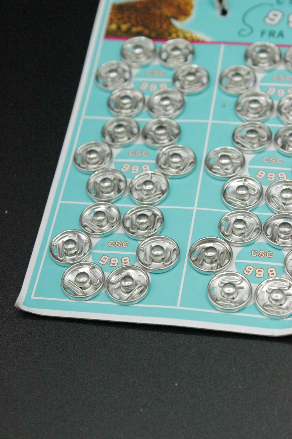 Capse Metalice 11mm, Argintii, 36buc