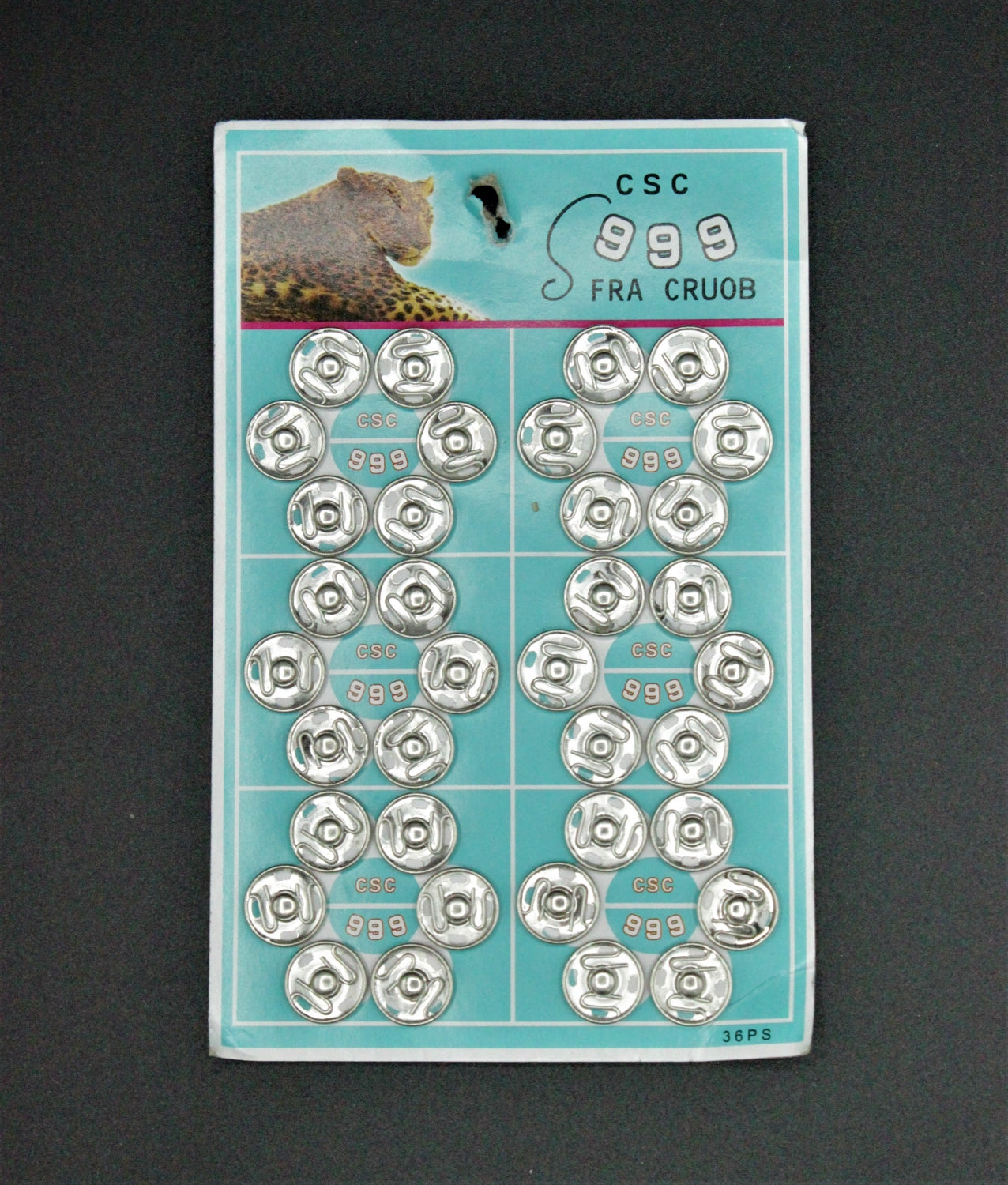 Capse Metalice 11mm, Argintii, 36buc