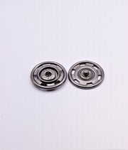 Capse Metalice 3mm, Argintiu Rodiat