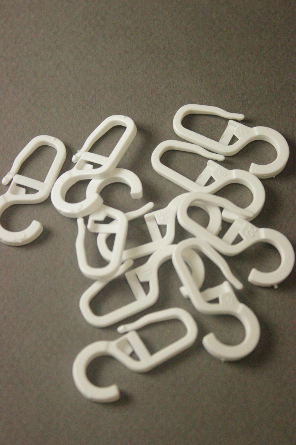 Carlige Inele Perdea (10buc), 10 mm