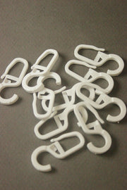 Carlige Inele Perdea (10buc), 10 mm