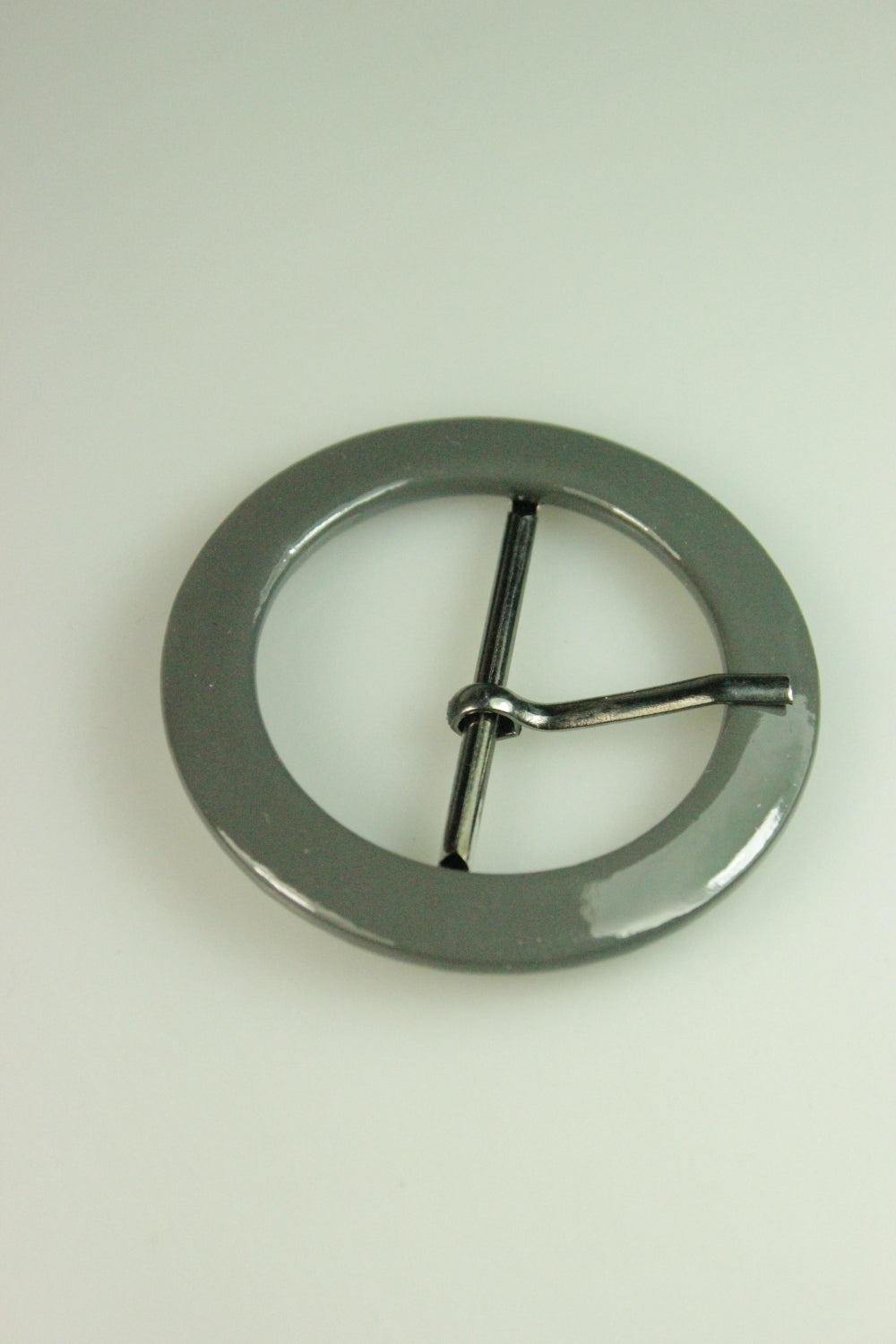 Catarama Imbracata In Piele Ecologica, 40mm, Gri