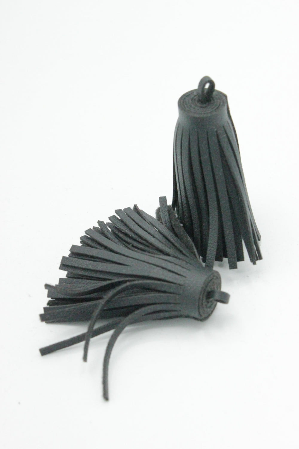 Ciucuri Din Piele Ecologica, 6cm, Negru