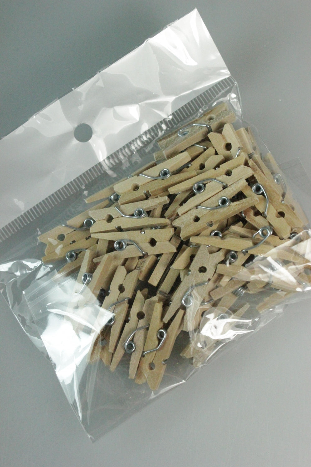 Clesti Din Lemn 25mm, Natur (50buc/Pachet)
