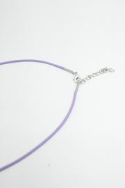 Colier Din Snur Cerat , 45cm, Lila