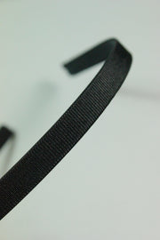 Cordeluta De Par Ripsata, 11mm Latime, Negru