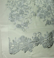 Cupon Broderie 3D, Argintiu, 130x135cm