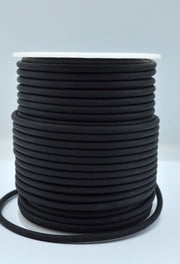 Snur Rotund 3mm Din Cauciuc, Negru