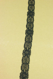Dantela 12mm, Negru