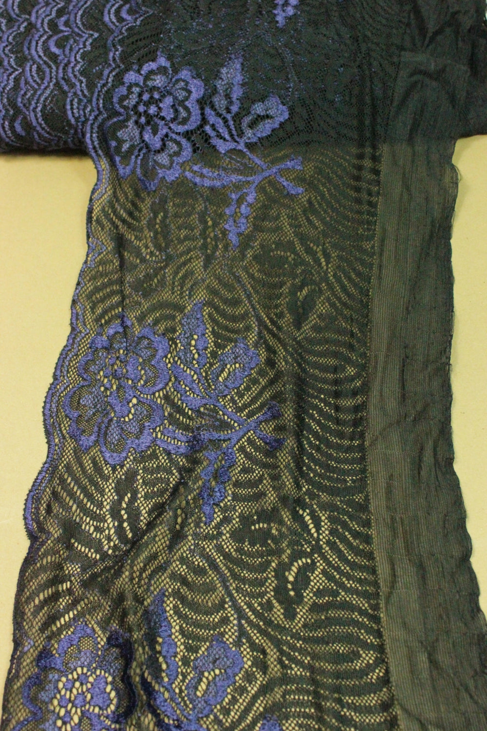Dantela 19cm, Negru