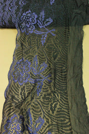 Dantela 19cm, Negru