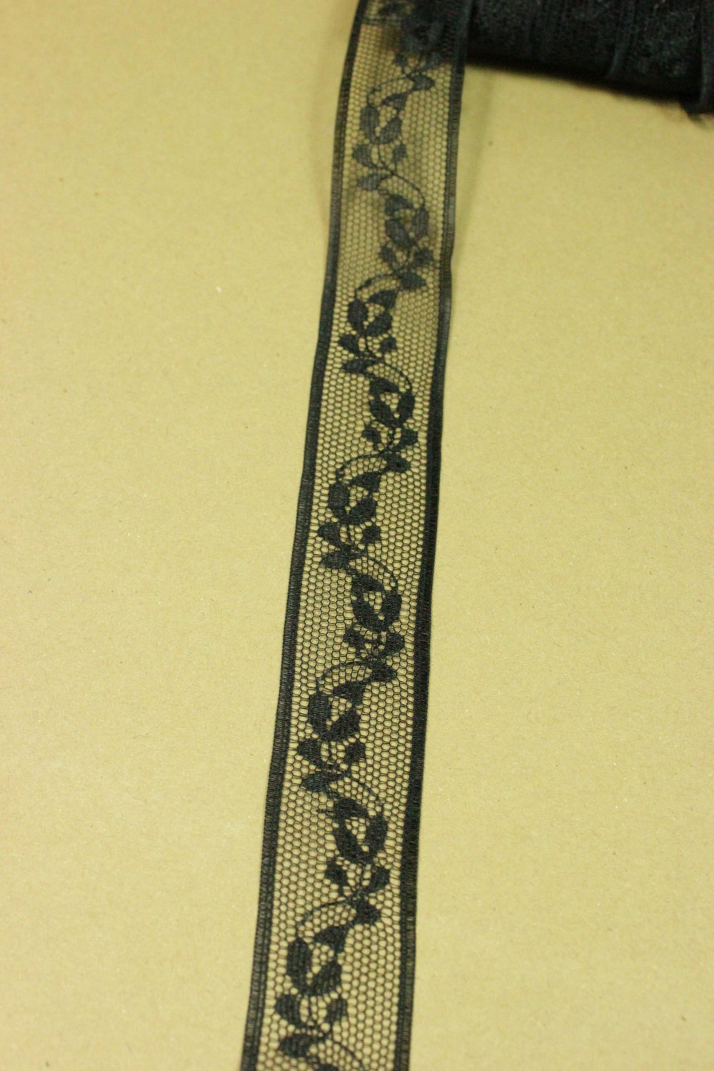 Dantela 22mm, Negru