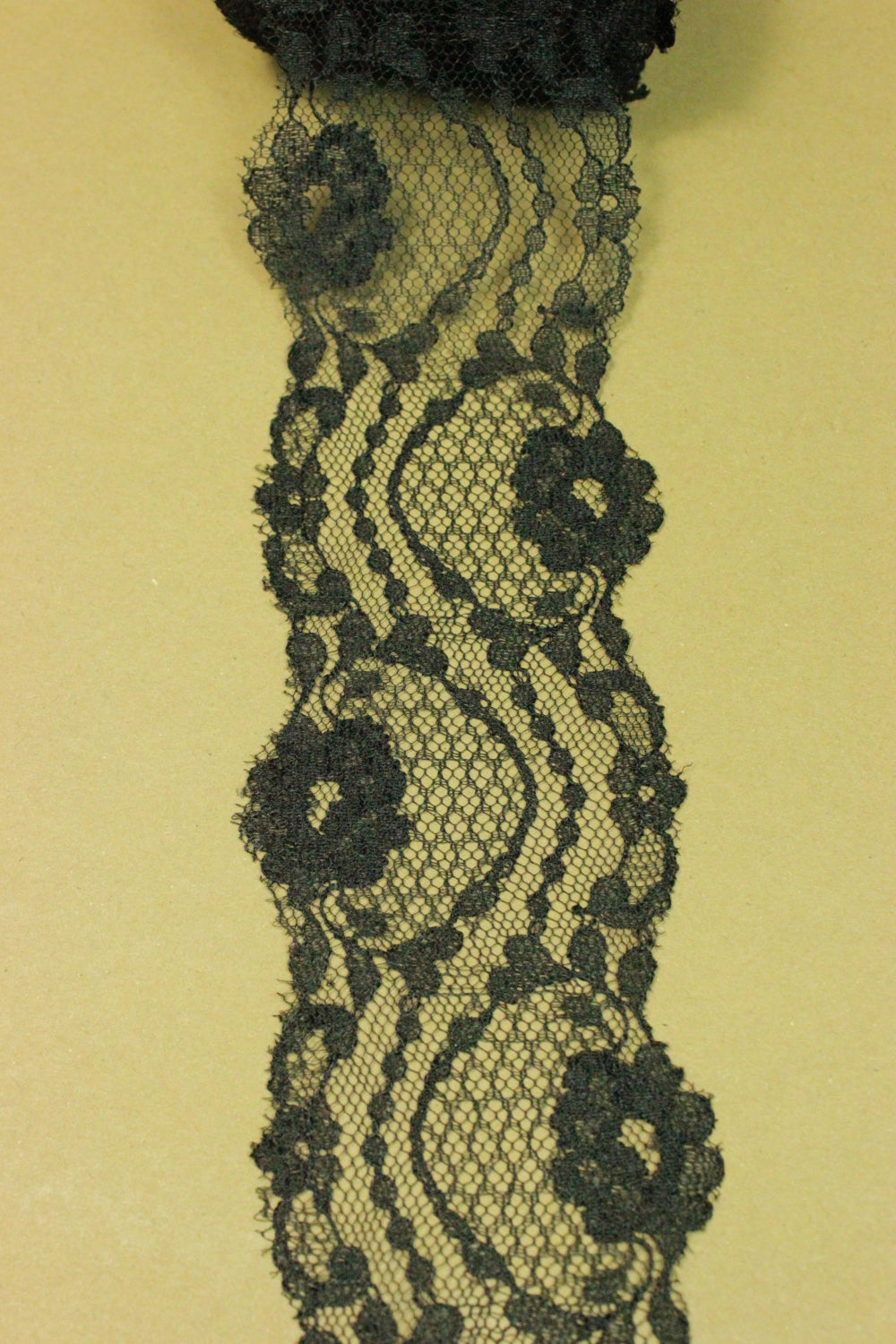 Dantela 60mm, Negru