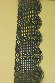 Dantela 60mm, Negru