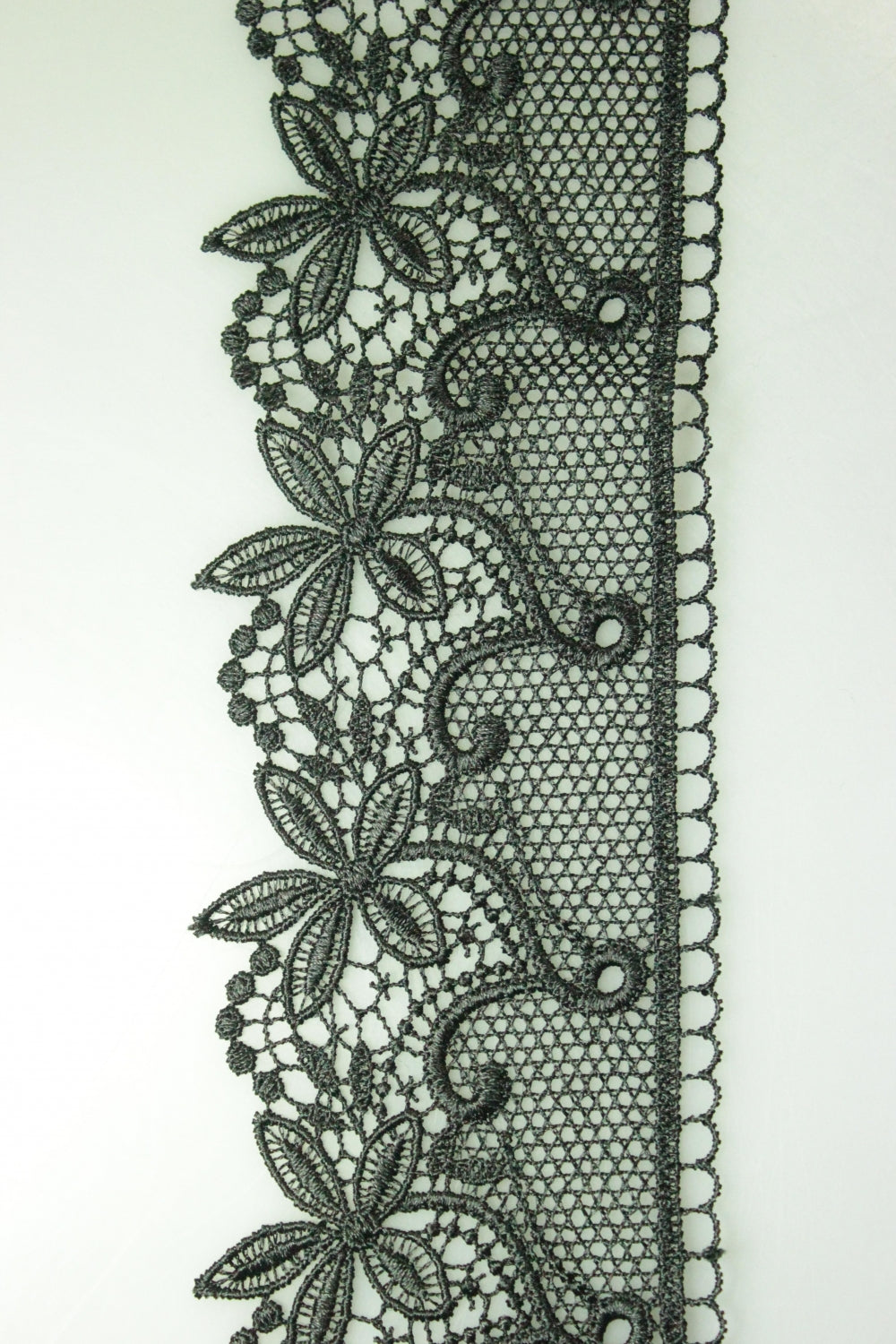 Dantela 80mm, Negru