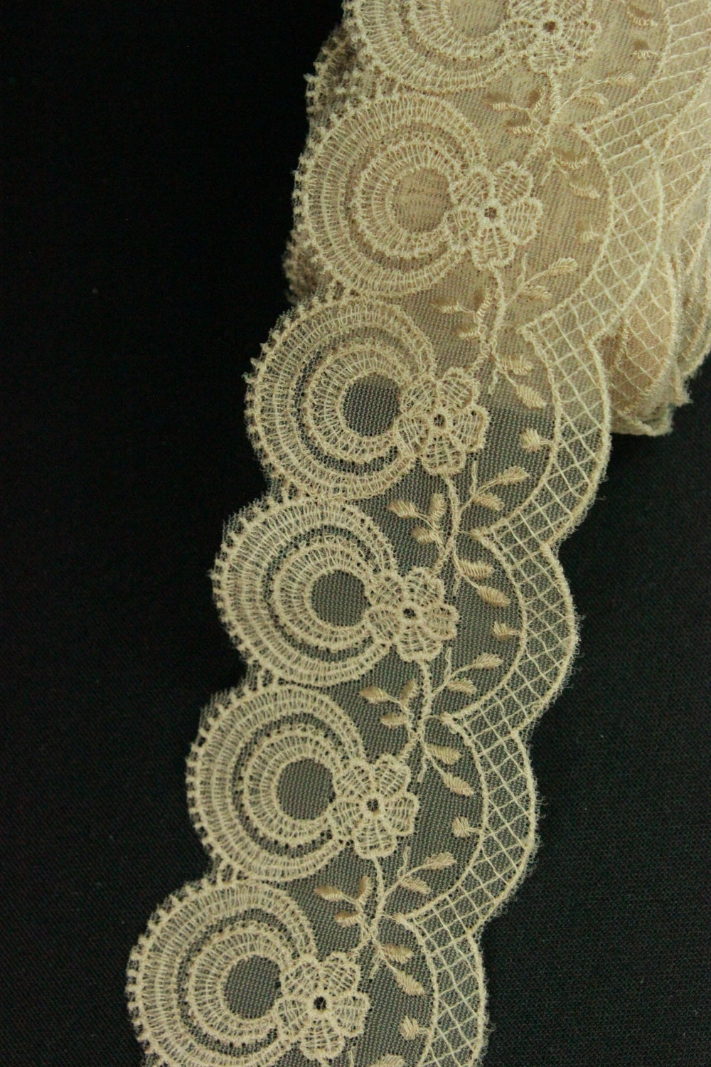 Dantela Bej Roze, 5cm