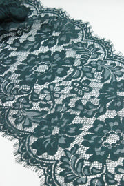 Dantela Chantilly 300 x 28cm, Verde